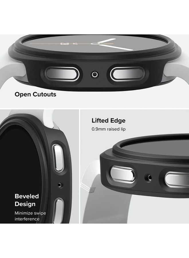 غطية واقية بيضاء مخرومة بالصقيل لساعة Galaxy Watch 8 مقاس 44 مم، غطاء خفيف الوزن مقاوم للصدمات - Image 5
